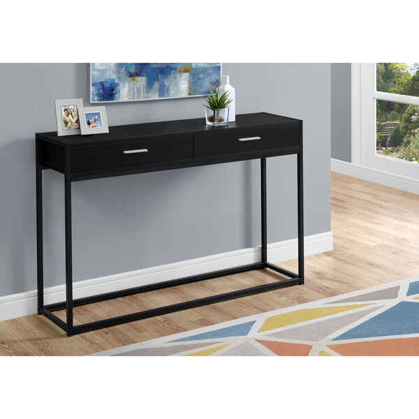 Adair Black 12-Inch Console Table, image 3